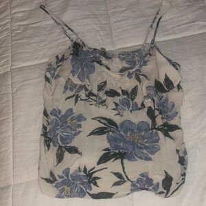 Abercrombie & Fitch Blue Floral Camisole